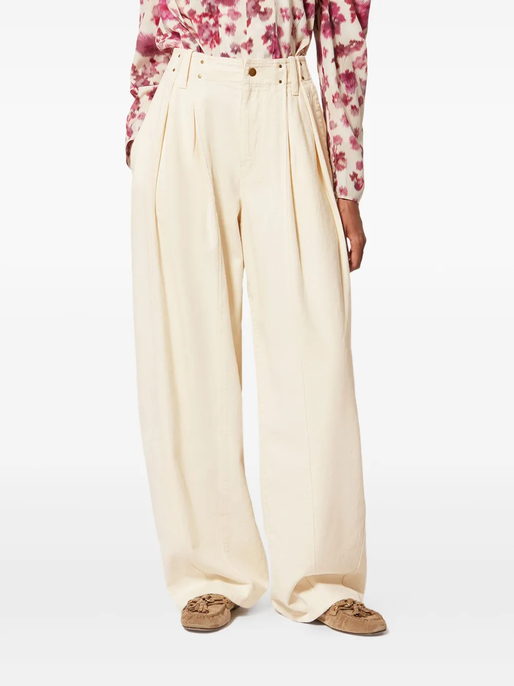 ISABEL MARANT Ireme broek Beige