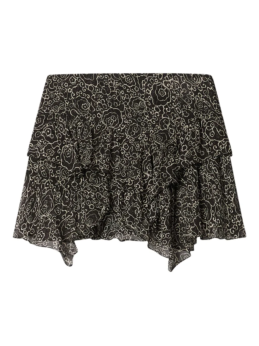 MARANT ÉTOILE Gonna Lolita con ruches - Nero