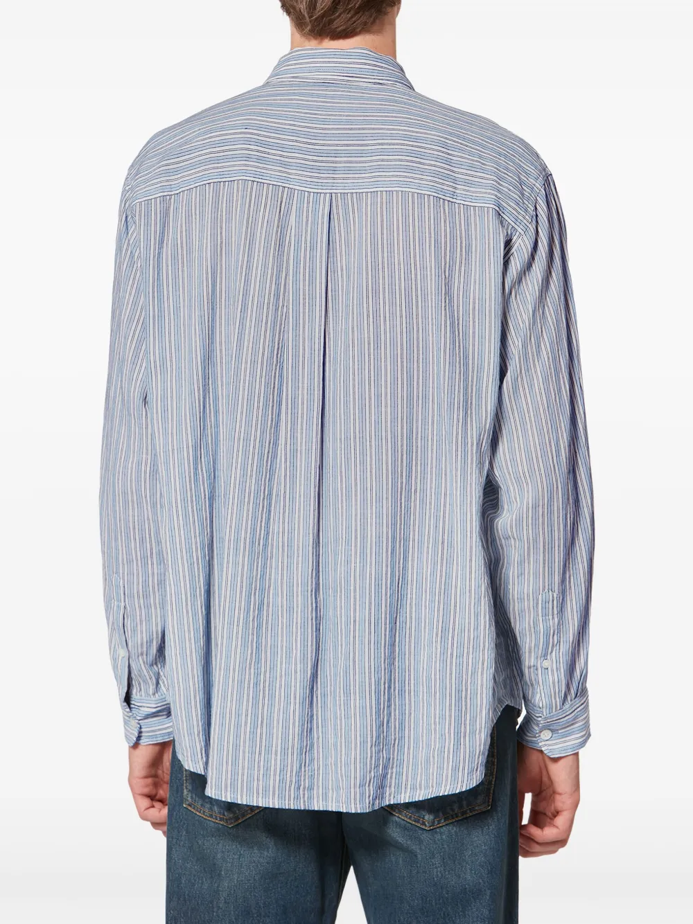 MARANT Cybilio gestreept overhemd Blauw