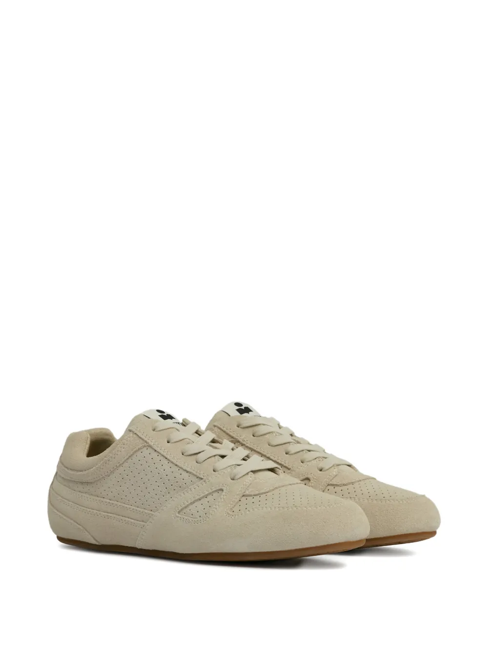 ISABEL MARANT perforated low sneakers - Beige