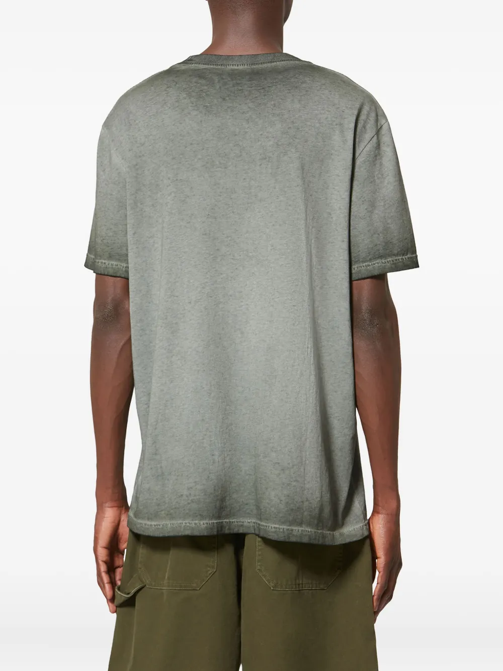 ISABEL MARANT T-shirt met geborduurd logo Groen