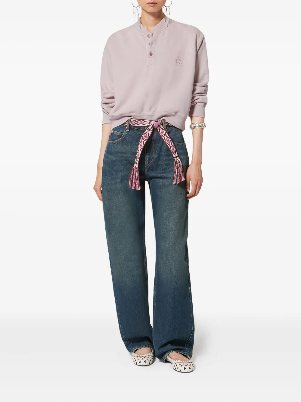 MARANT ÉTOILE Simony embroidered sweatshirt | Sweaters | Image 2