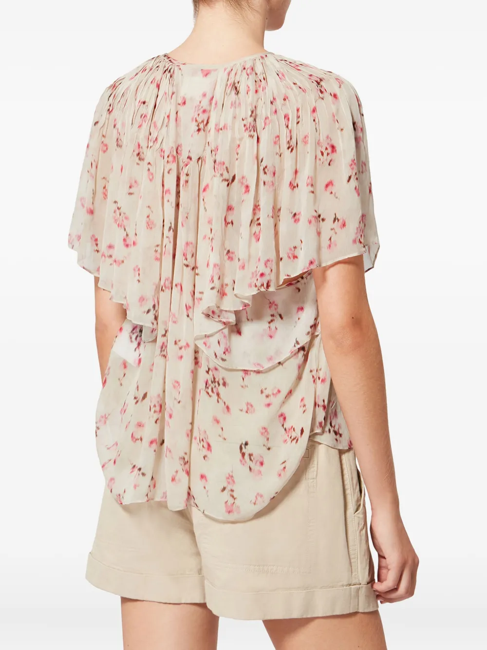 MARANT ÉTOILE Neslya Top in Neutrals, view 4