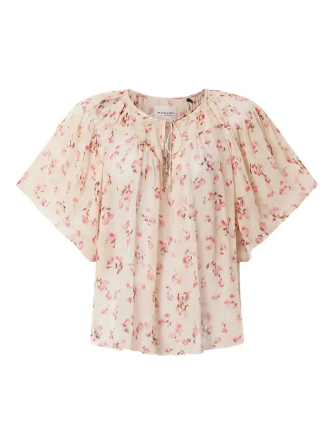 MARANT ÉTOILE Neslya floral-pattern blouse