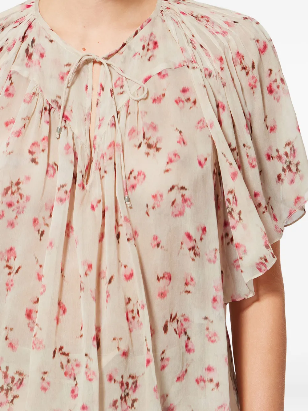MARANT ÉTOILE Neslya Top in Neutrals, view 5
