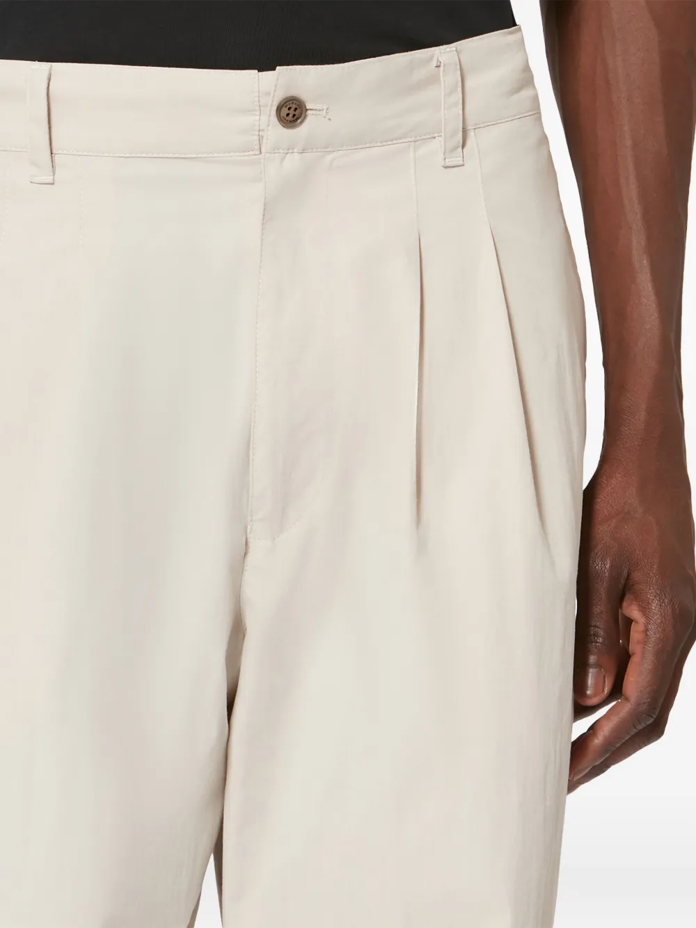 MARANT Yostin broek met plooien Beige