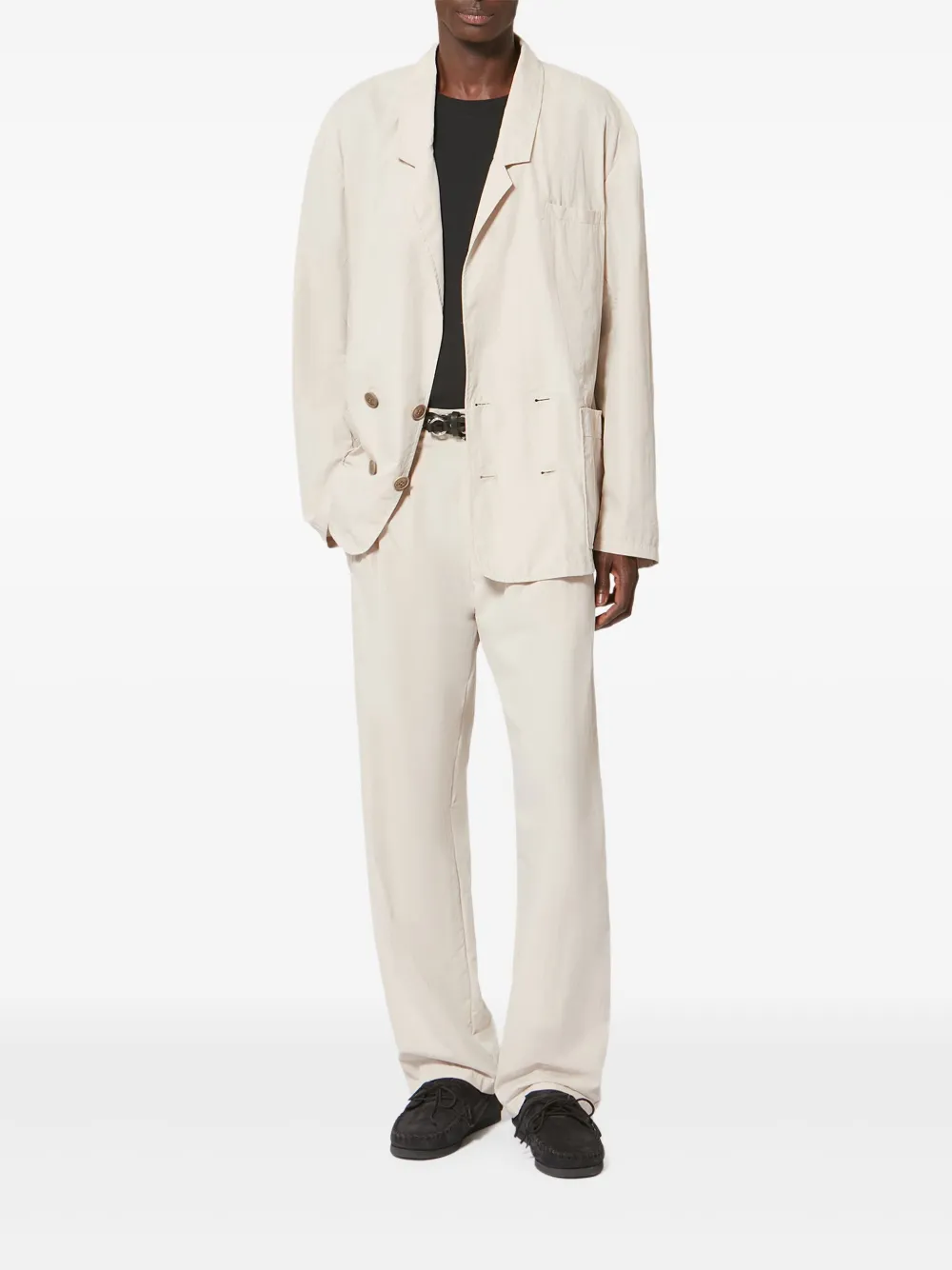 MARANT Yostin broek met plooien - Beige