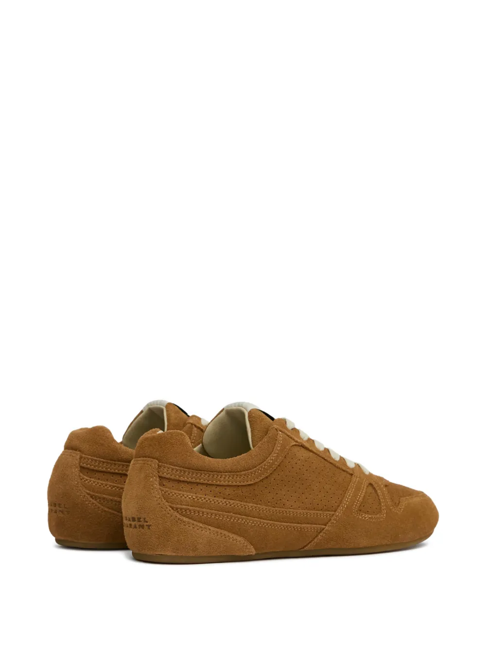 ISABEL MARANT Senny low-top leren sneakers Bruin