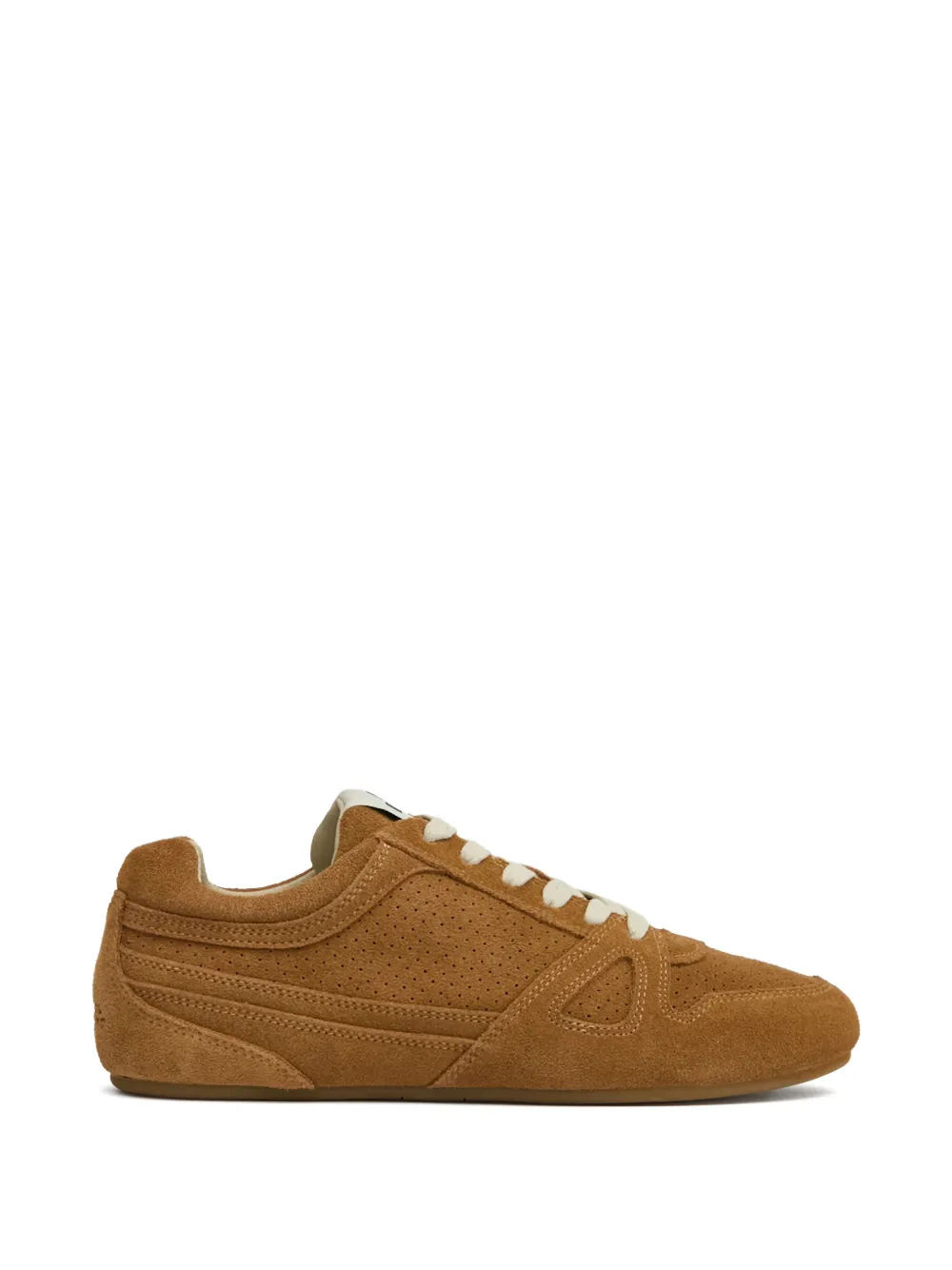 ISABEL MARANT Senny low leather sneakers Bruin