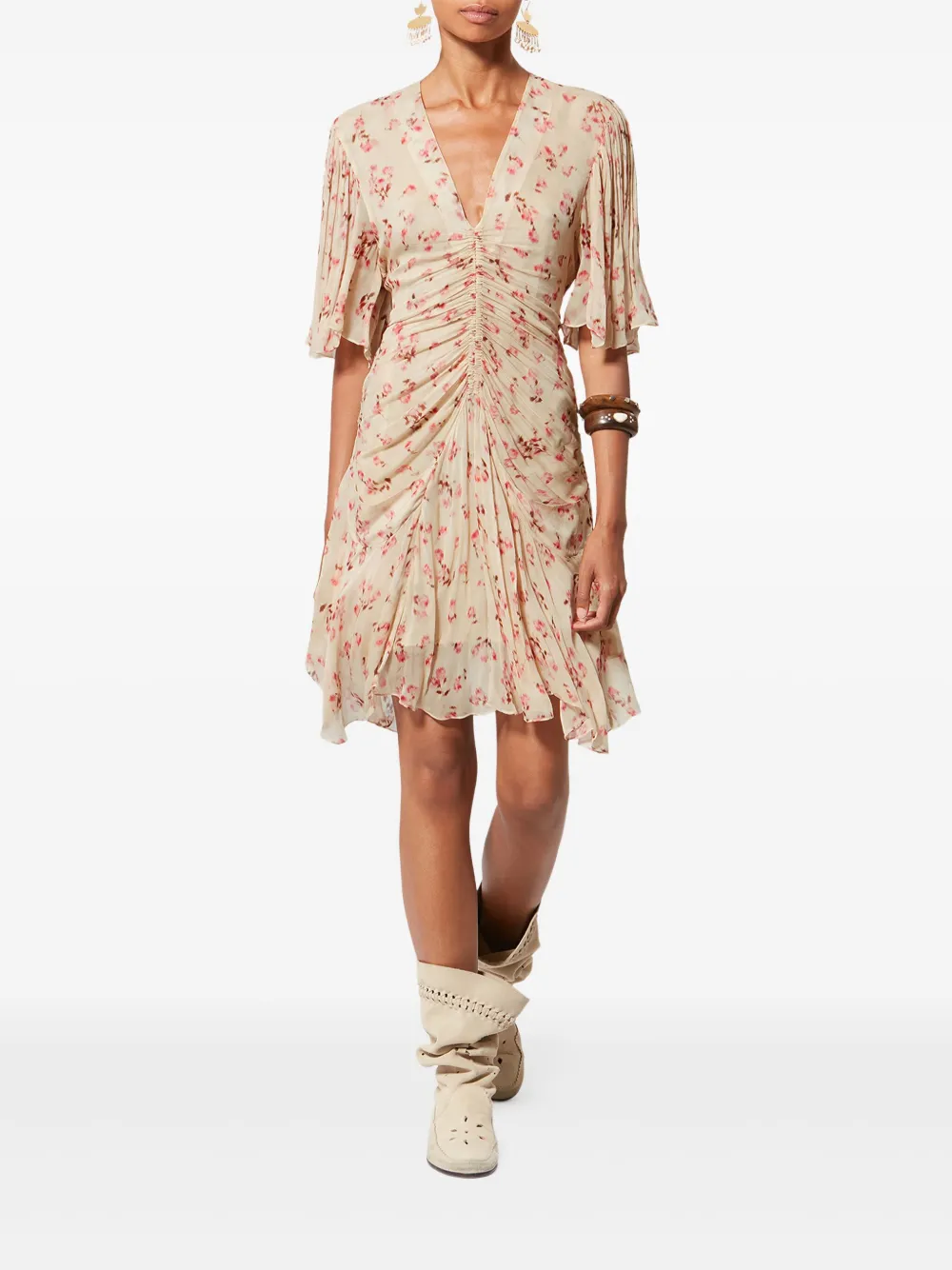MARANT ÉTOILE Vivienne floral-pattern midi dress | Day Dresses | Image 2