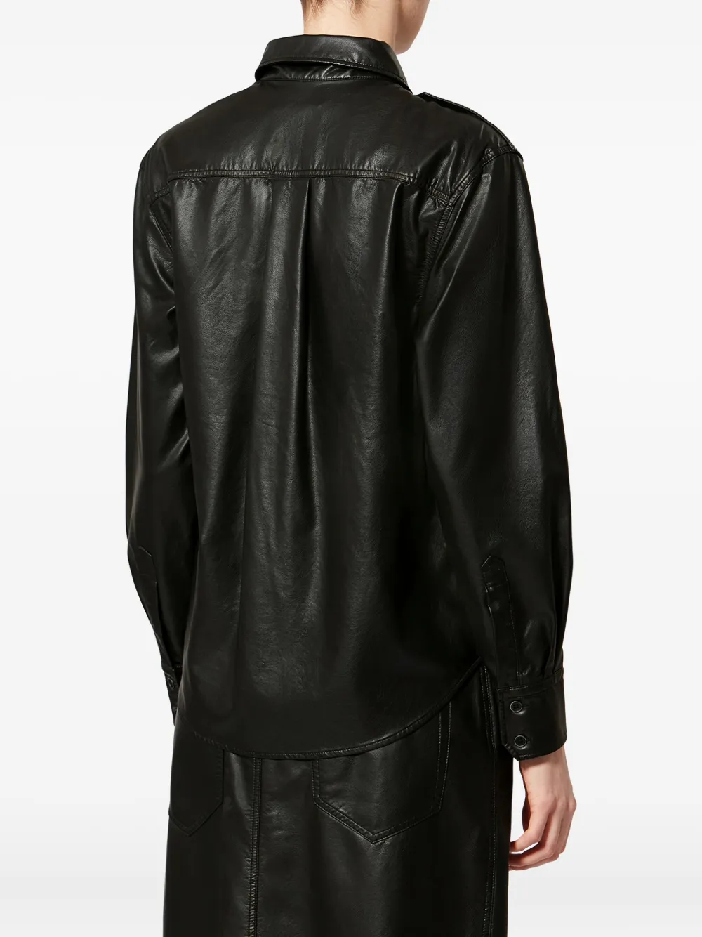 Isabel Marant Étoile Noee Buttoned Pocket Shirt In Black