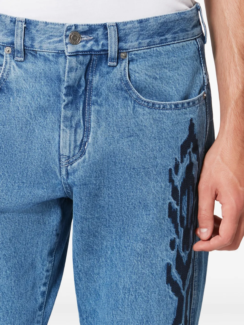 MARANT Lewys jeans met borduurwerk Blauw