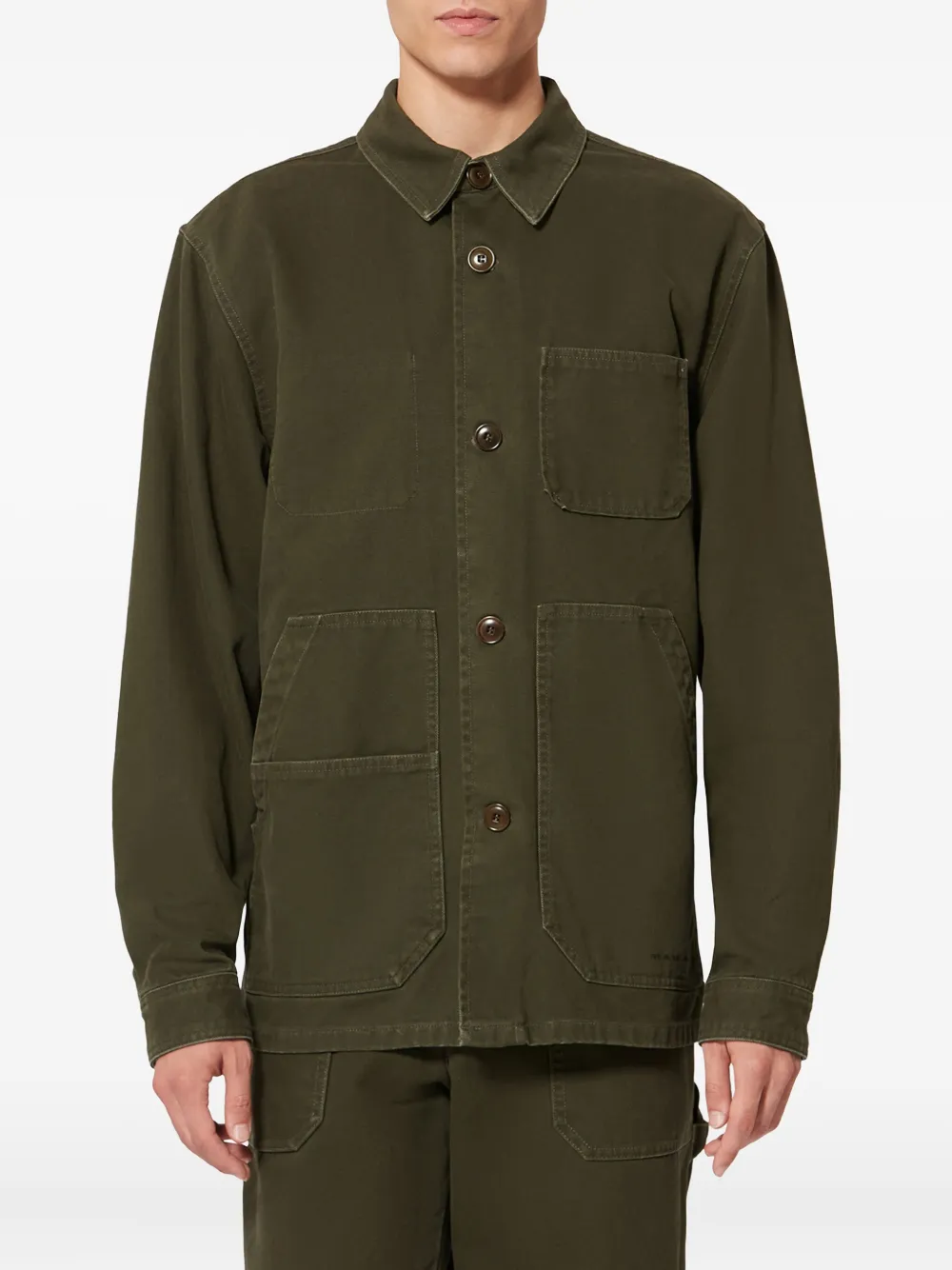  Marant Ardy Buttoned Jacket - Green 