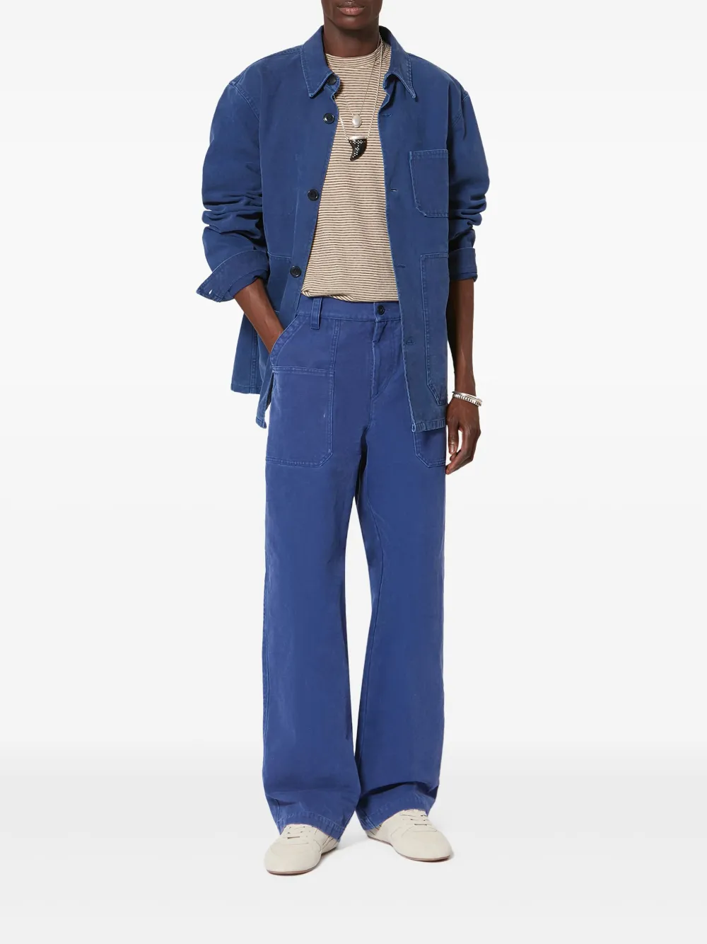 MARANT Ablom katoenen broek - Blauw