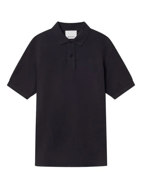 ISABEL MARANT Afko embroidered polo shirt