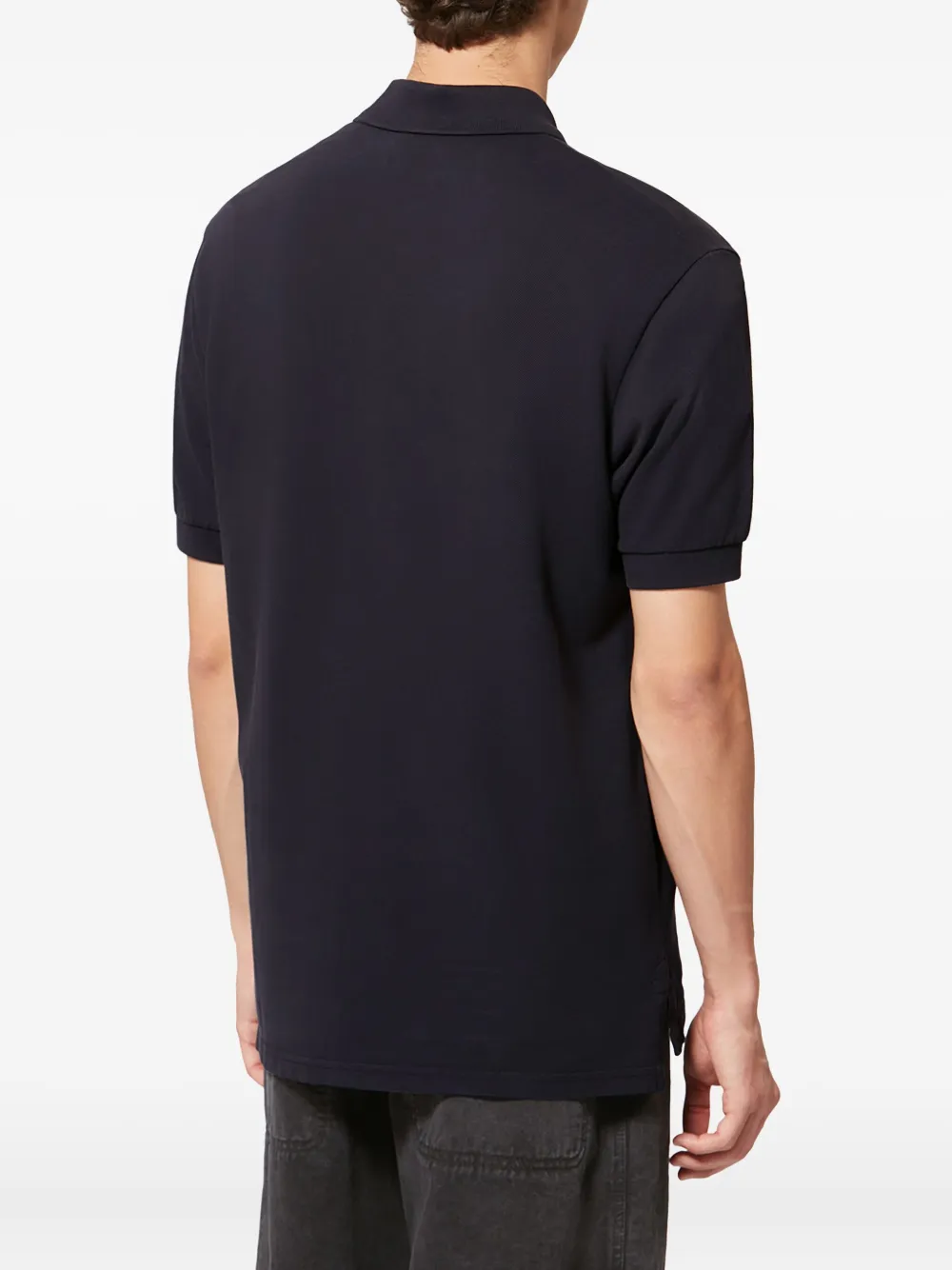Isabel Marant Afko Embroidered Polo Shirt In Black