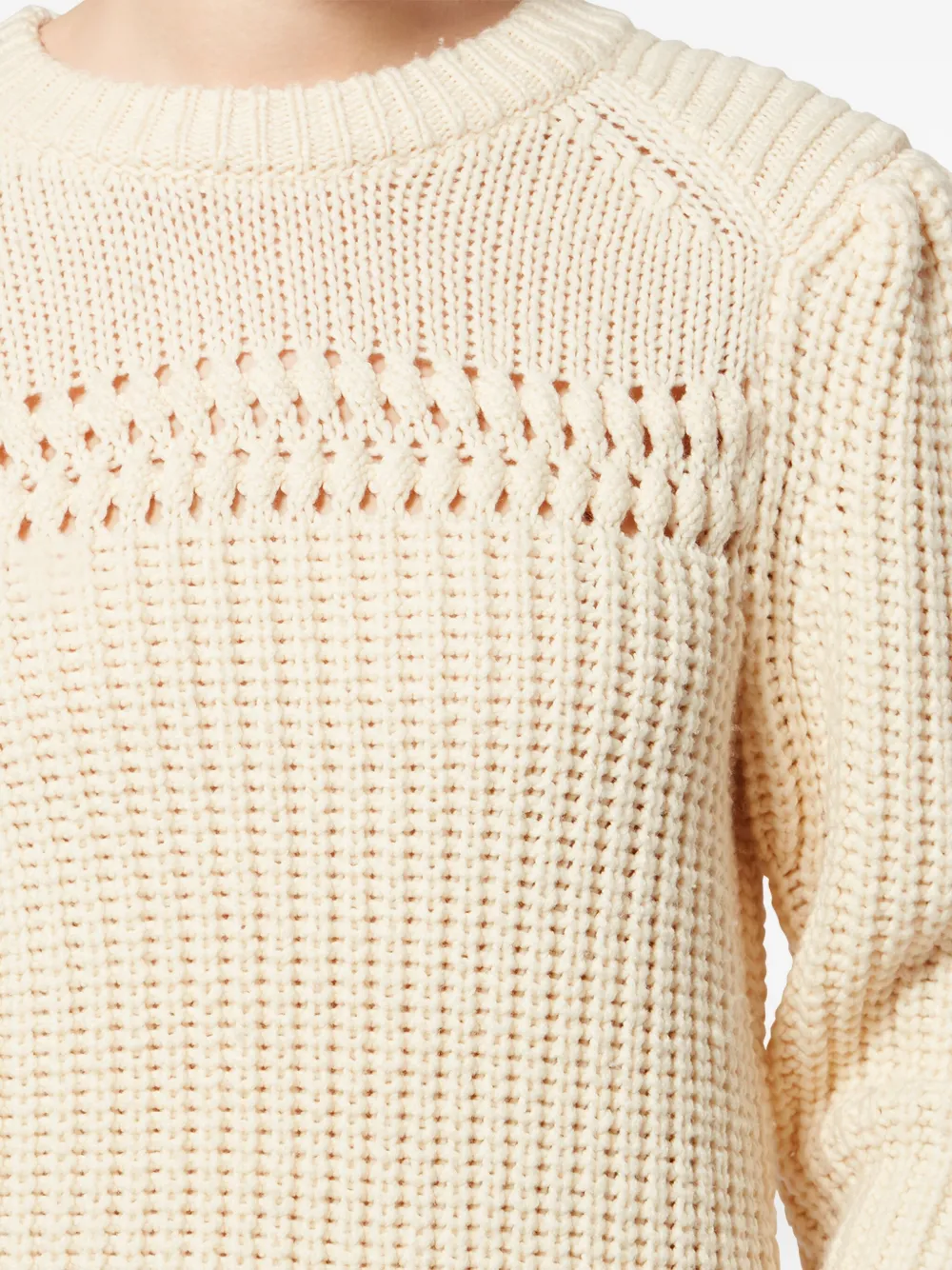 Isabel Marant Étoile Winnie Openwork Sweater In Neutral