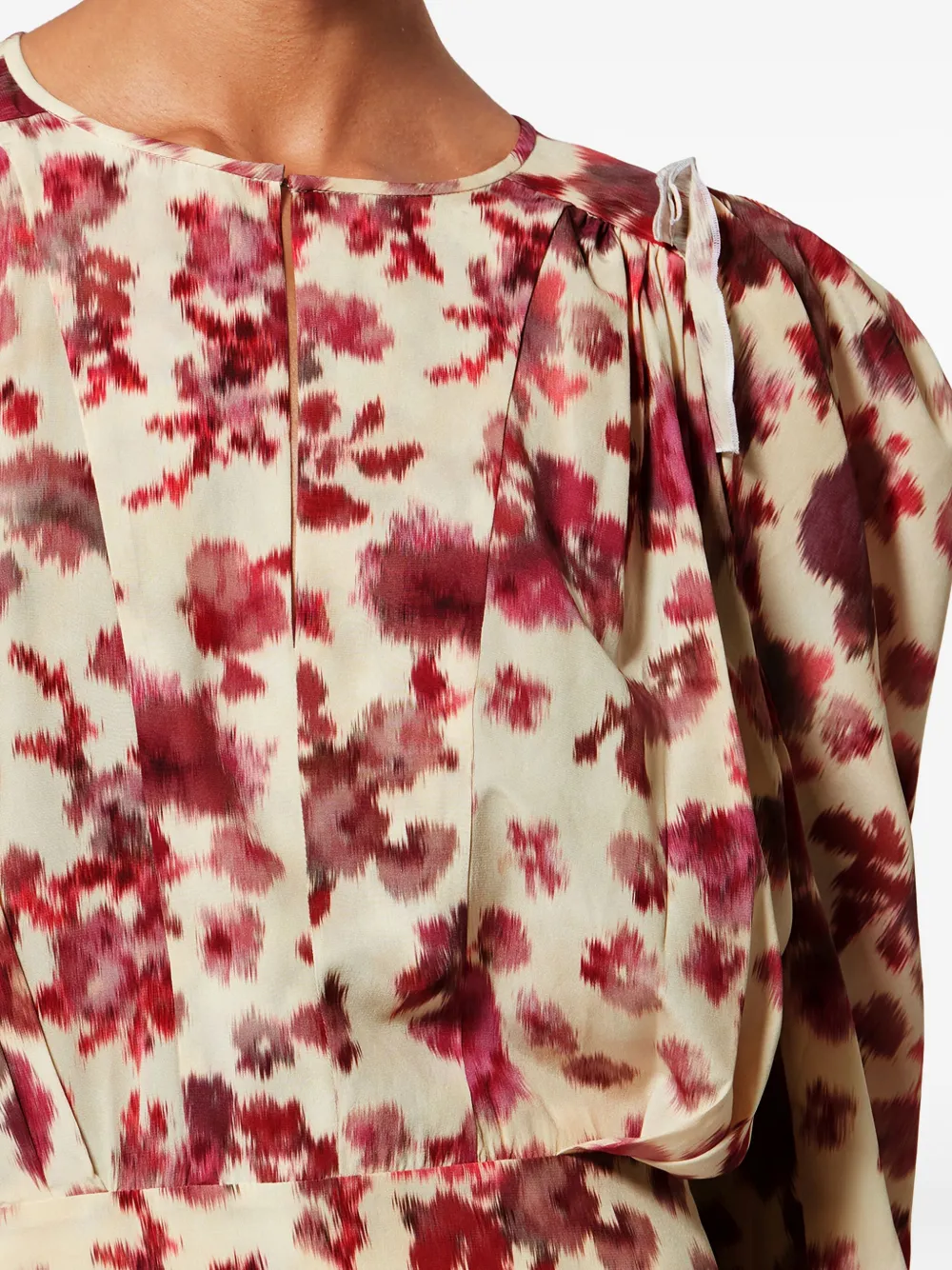 ISABEL MARANT Blouse met bloemenprint Beige