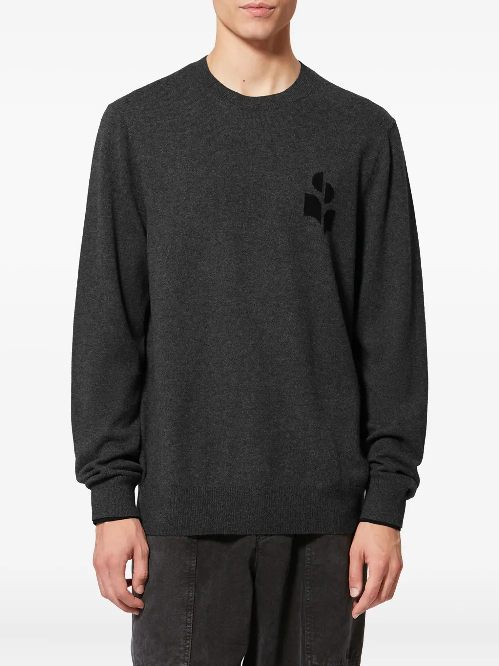  Marant Antea Logo-detail Pullover - Grey 