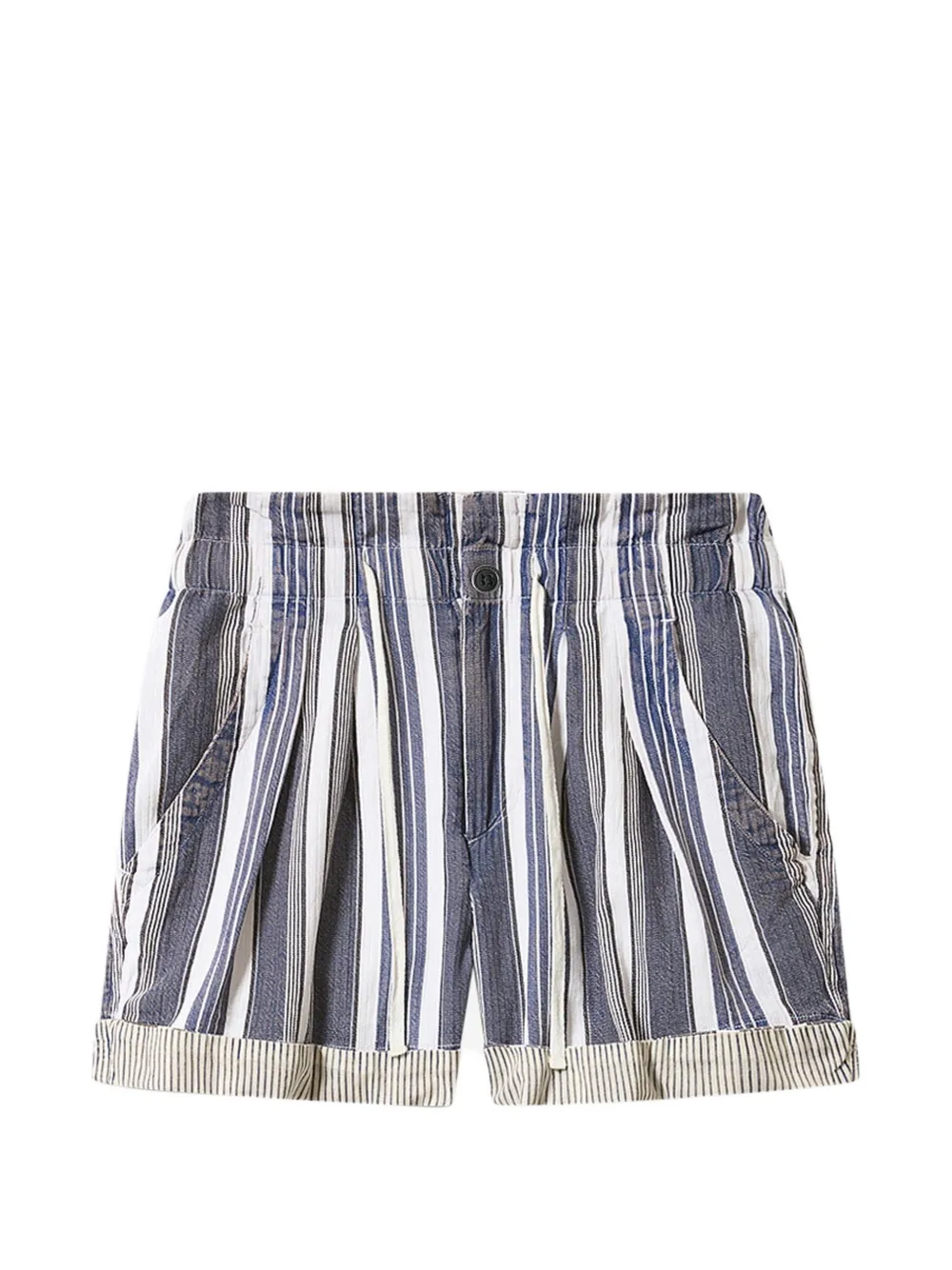 MARANT ÉTOILE NIRMA striped shorts - Blu