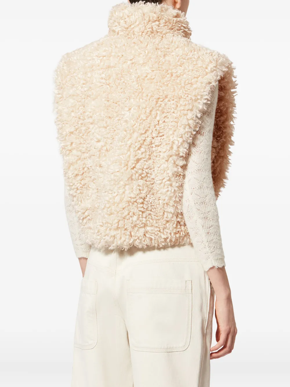 Isabel Marant Étoile Alisa Gilet In Neutral