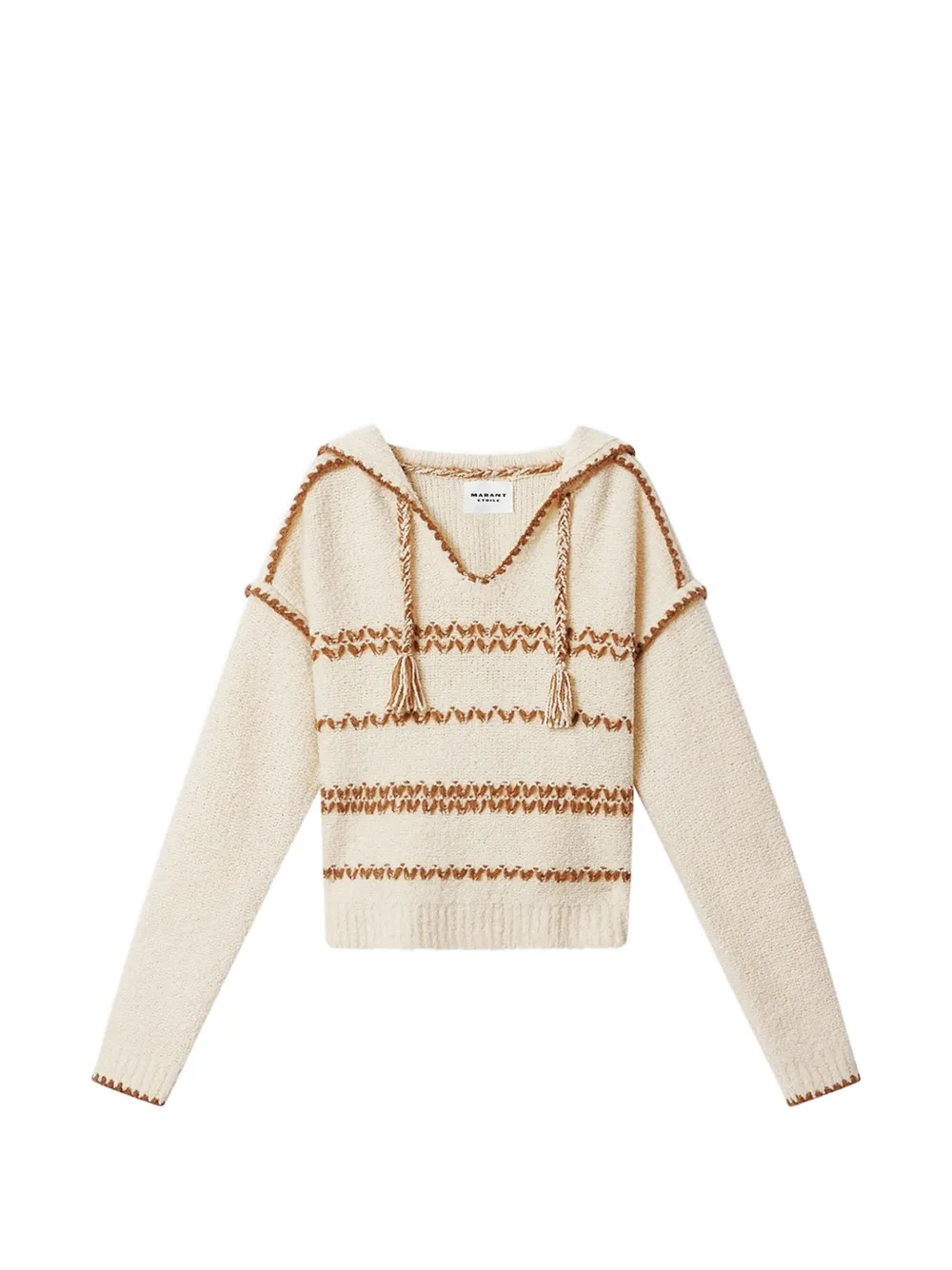 MARANT ÉTOILE Maglione Romera con cappuccio - Toni neutri
