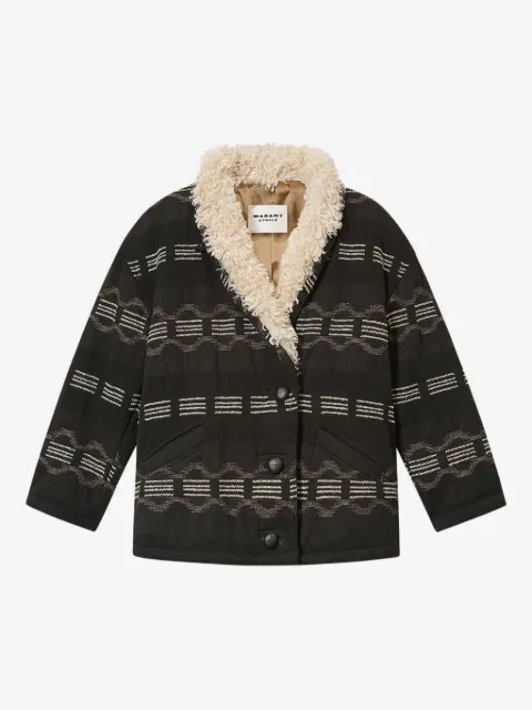 MARANT ÉTOILE Qayla patterned button jacket