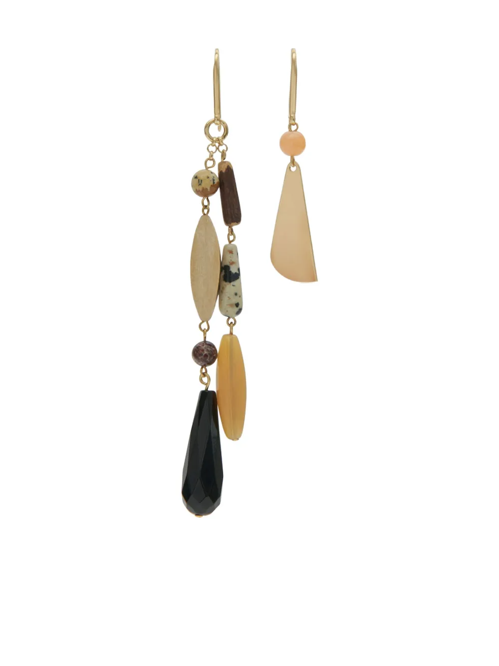 ISABEL MARANT asymmetric mahi earrings | Gold | Image 1