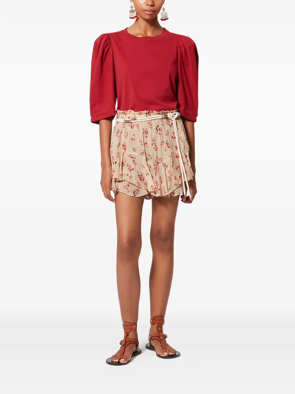 MARANT ÉTOILE Sornel Shorts mit Blumen-Print | Kurze Shorts | Image 2
