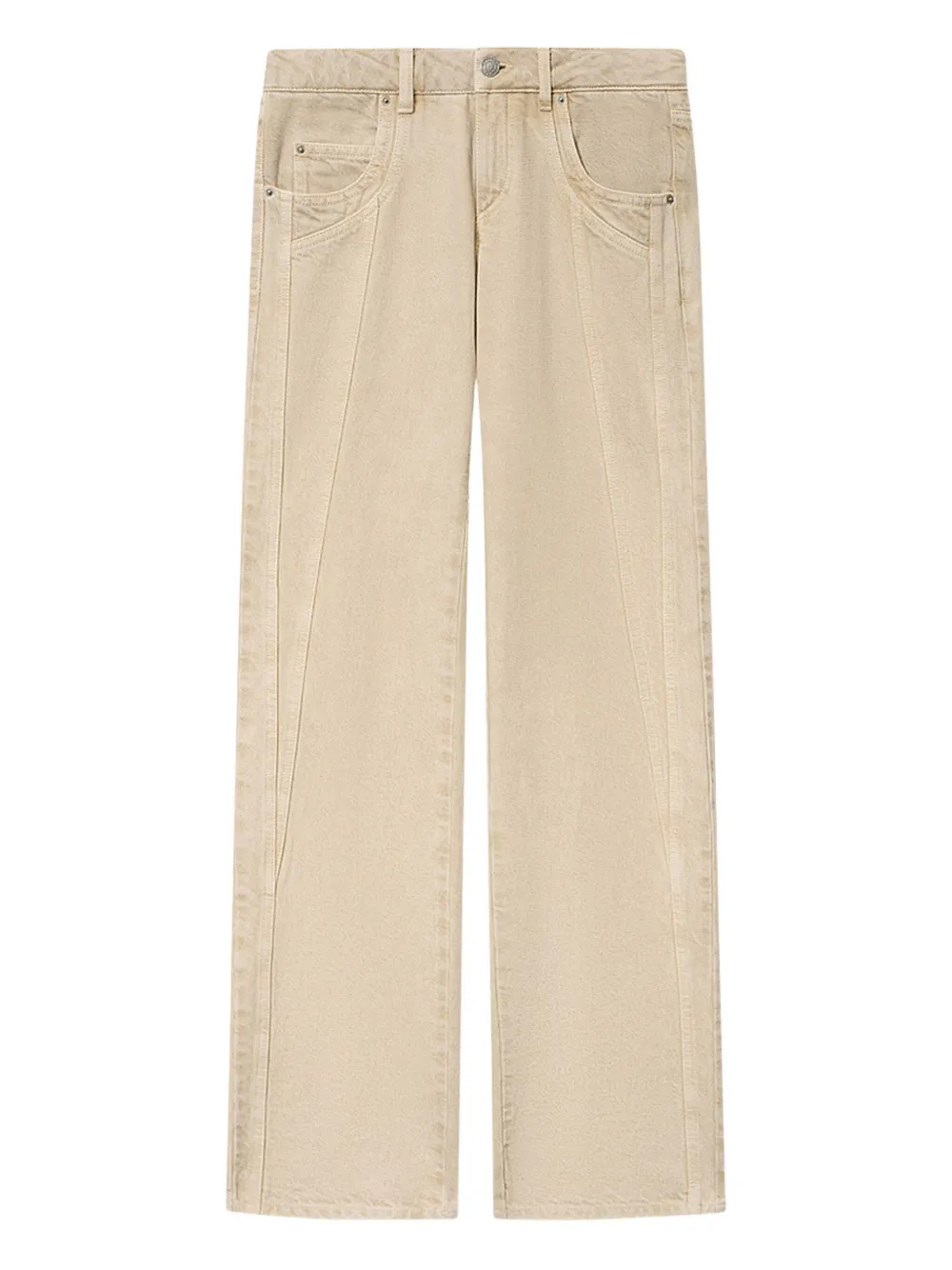 MARANT ÉTOILE Jaylis five-pockets jeans | Neutrals | Image 1