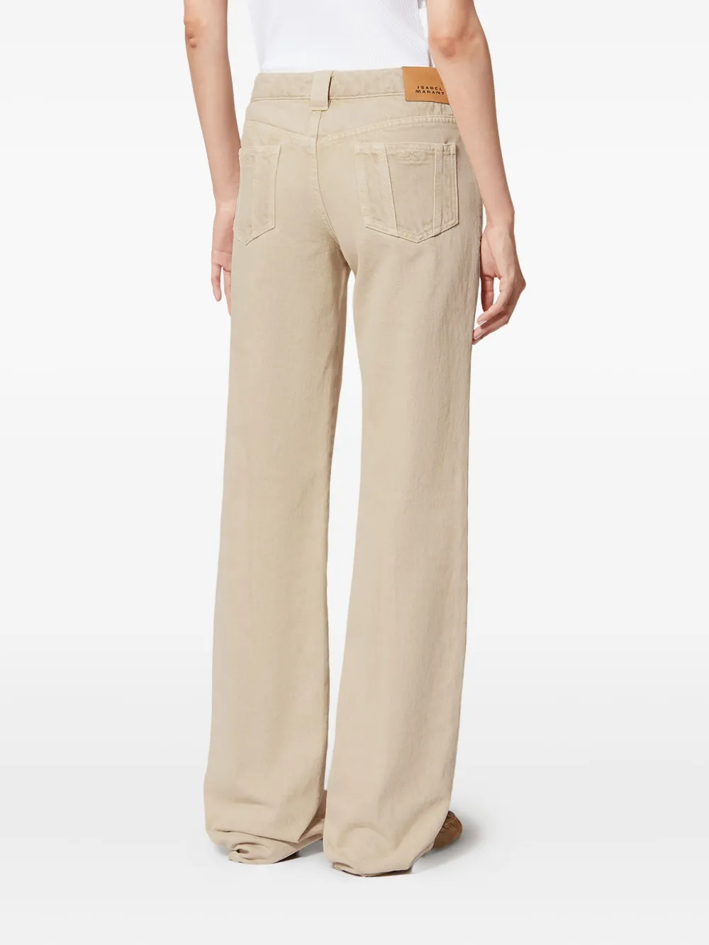 Isabel Marant Étoile Jaylis Five-pockets Jeans In Neutral