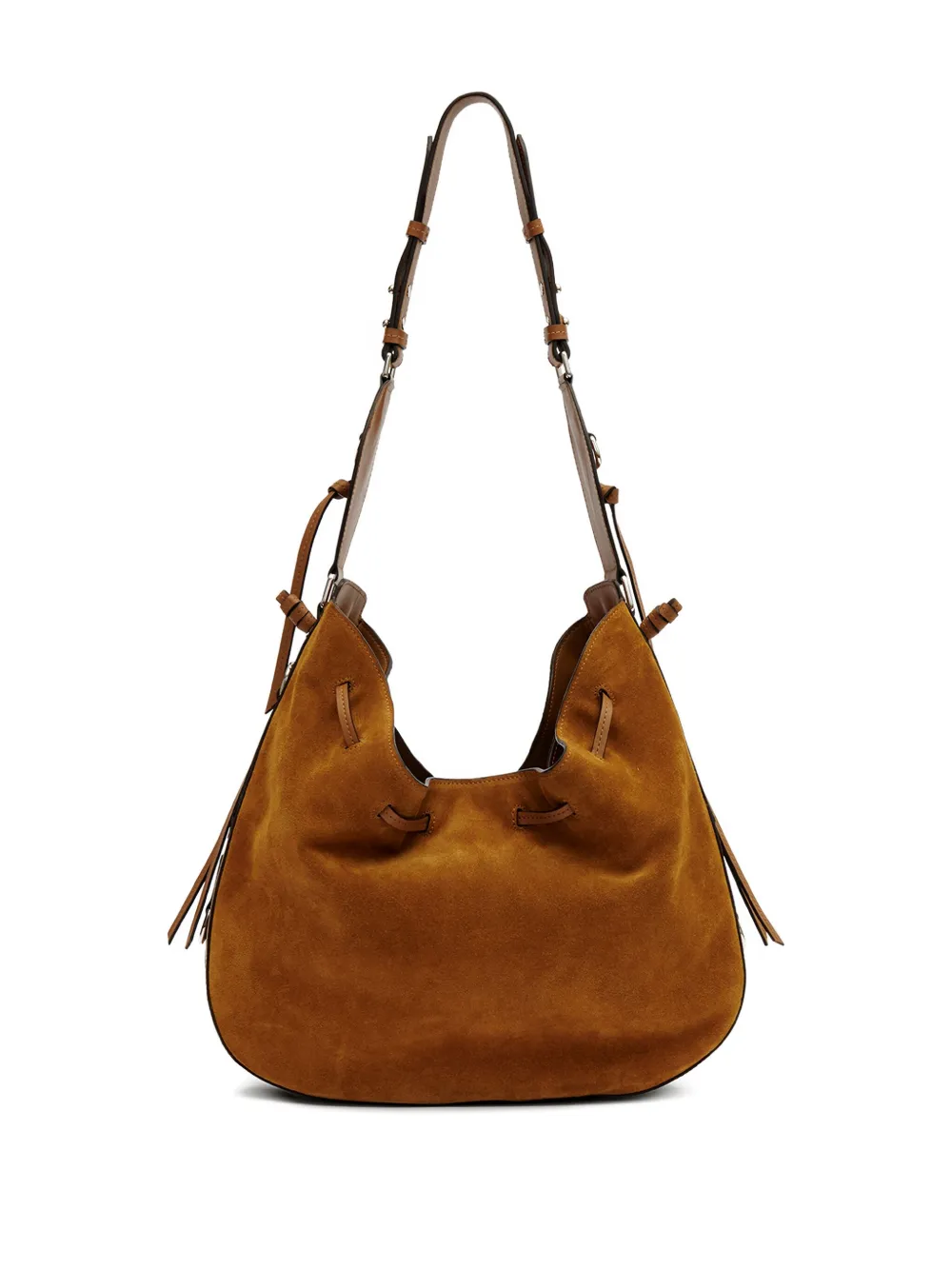 Isabel Marant Drawstring Bolton Shoulder Bag In Brown