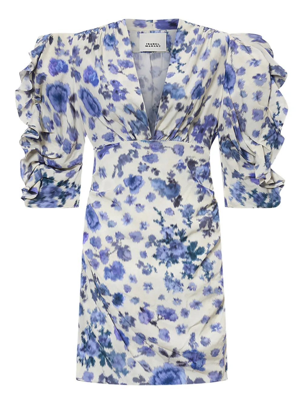 ISABEL MARANT vestido con volantes en colaboración con DORIS | neutro | Image 1