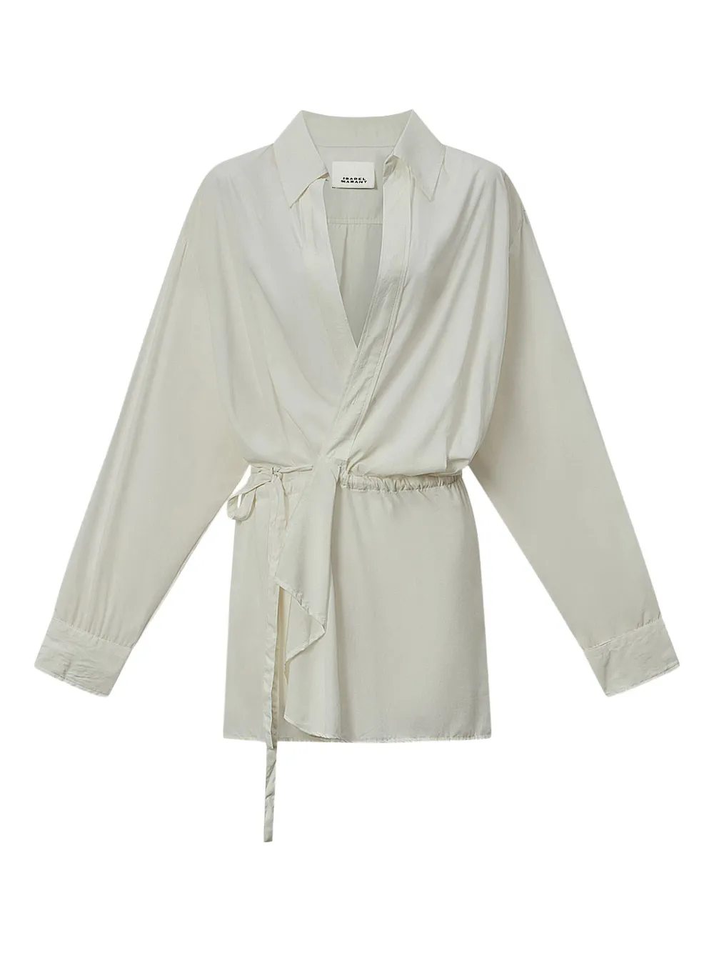 Isabel Marant X Keren Wrap-design Top In Neutral