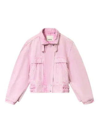 MARANT ÉTOILE Joseline デニムジャケット | ピンク | FARFETCH JP