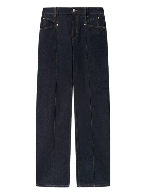 ISABEL MARANT Drolane seam flared jeans