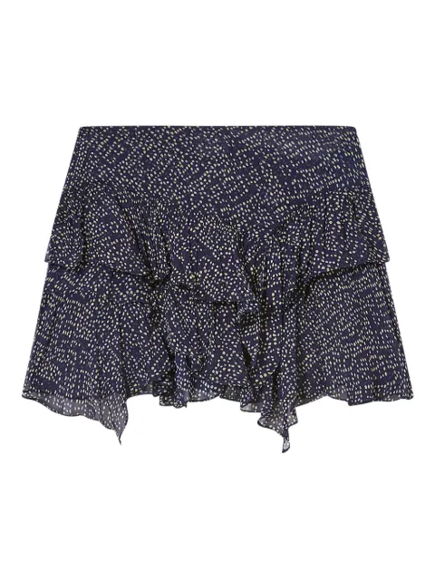 MARANT ÉTOILE Lolita ruffled-hem mini skirt