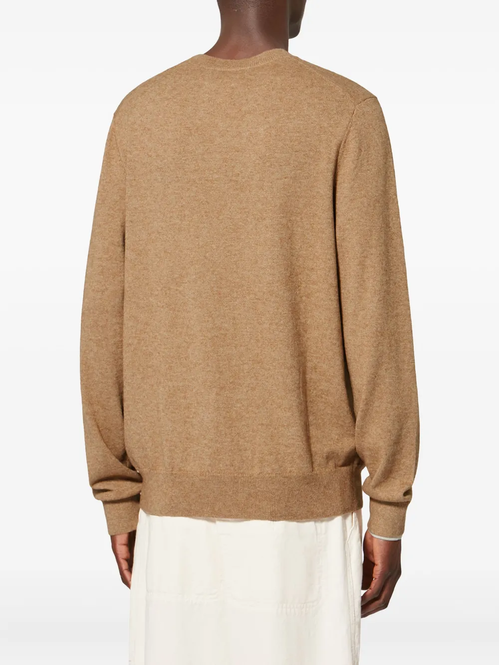 MARANT Antea pullover met logodetail Bruin