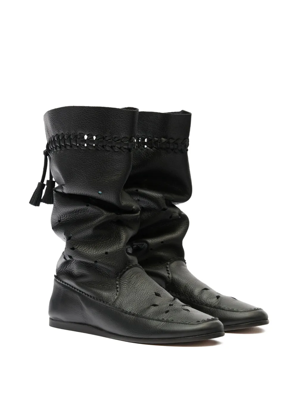 ISABEL MARANT tassel braided leather boots | Ankle Boots | Image 2