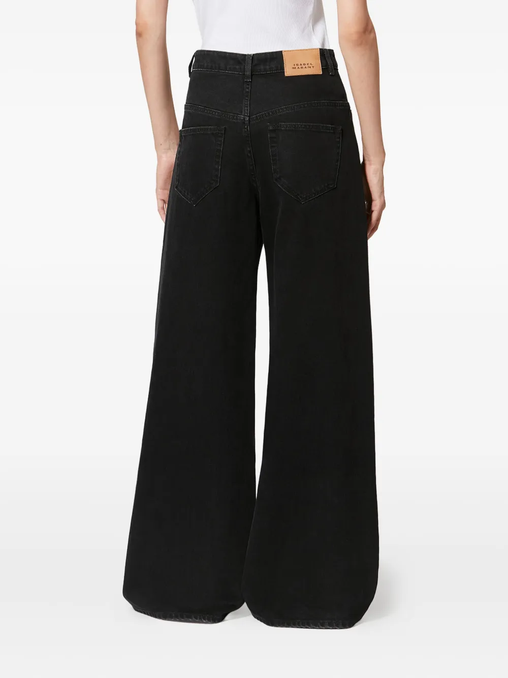 Isabel Marant Lemony Pocket Jeans In Black