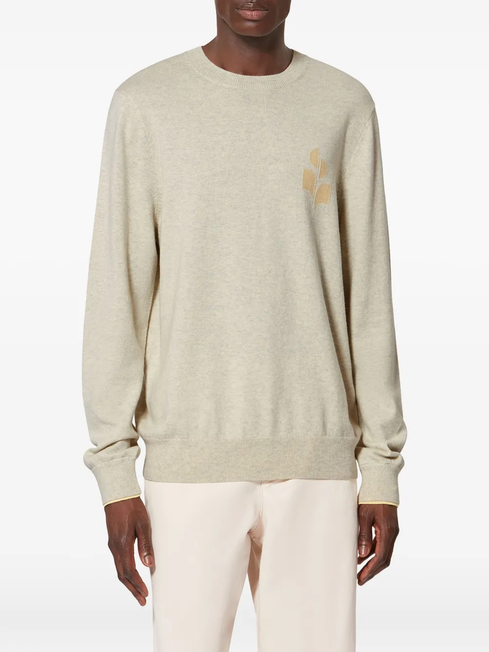  Marant Antea Logo-detail Pullover - Neutrals 
