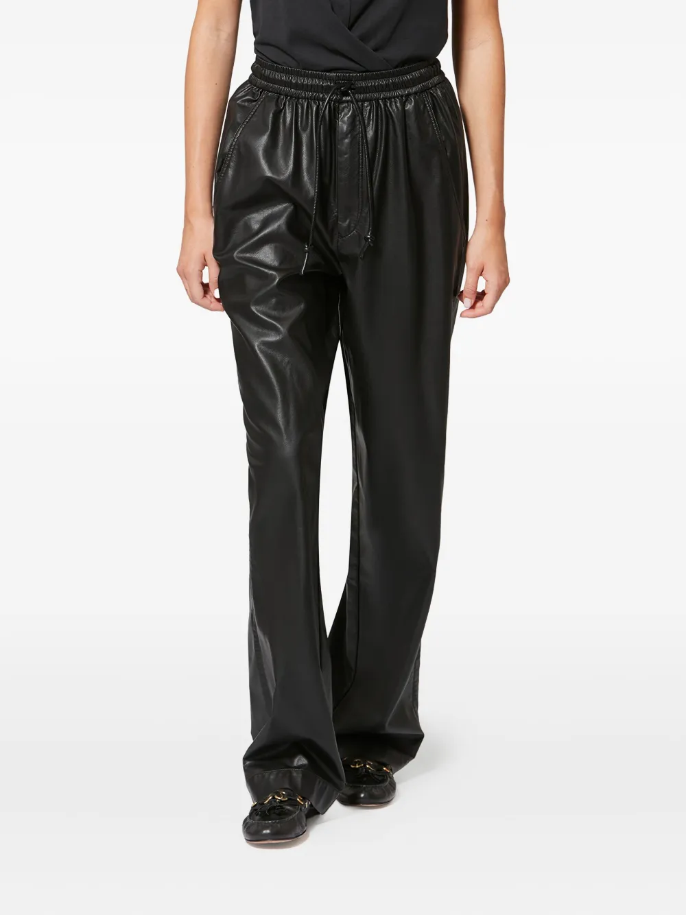 Isabel Marant Étoile Elasticated-waistband Trousers In Black