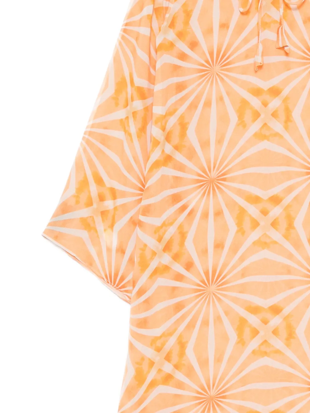 Little Bambah Jurk met geometrische print Oranje
