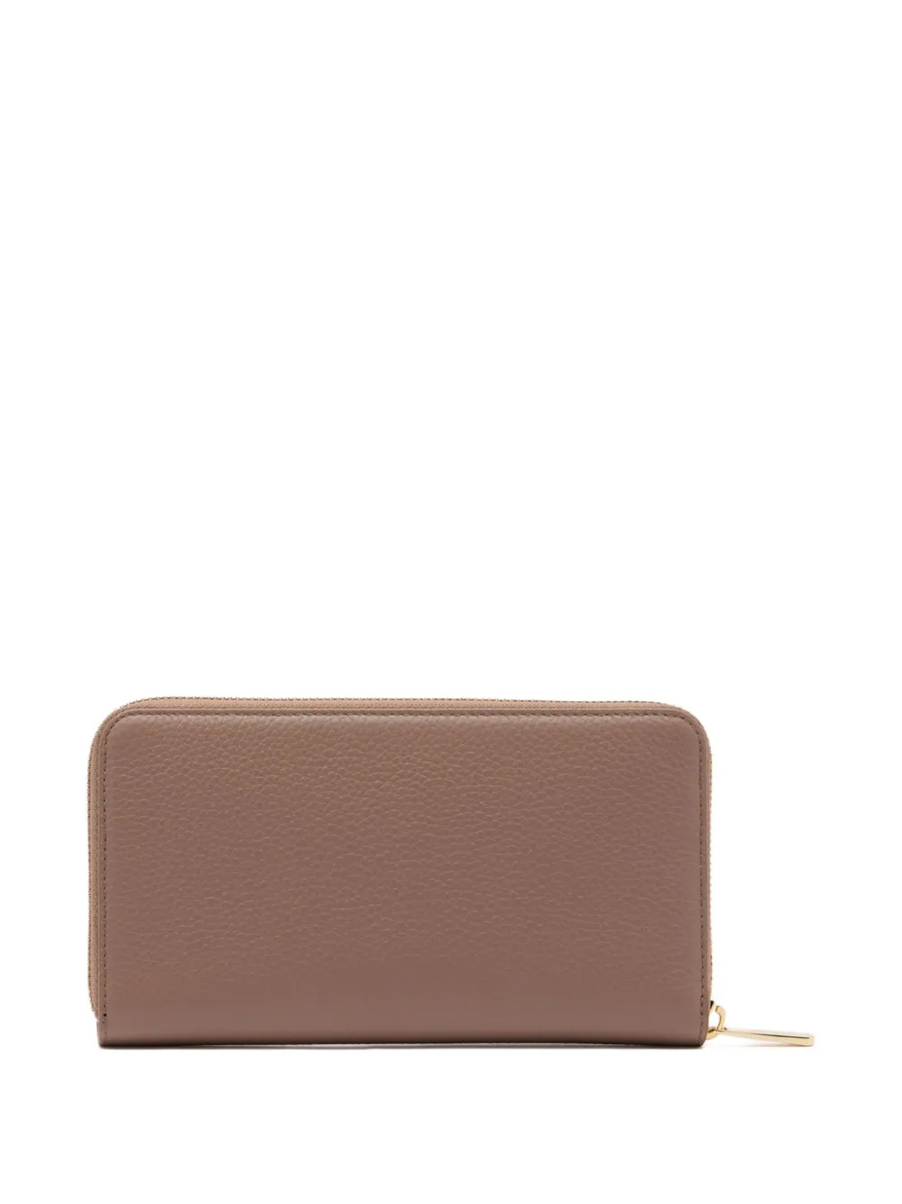 Bally Bewerkte portemonnee met rits en logo - Beige