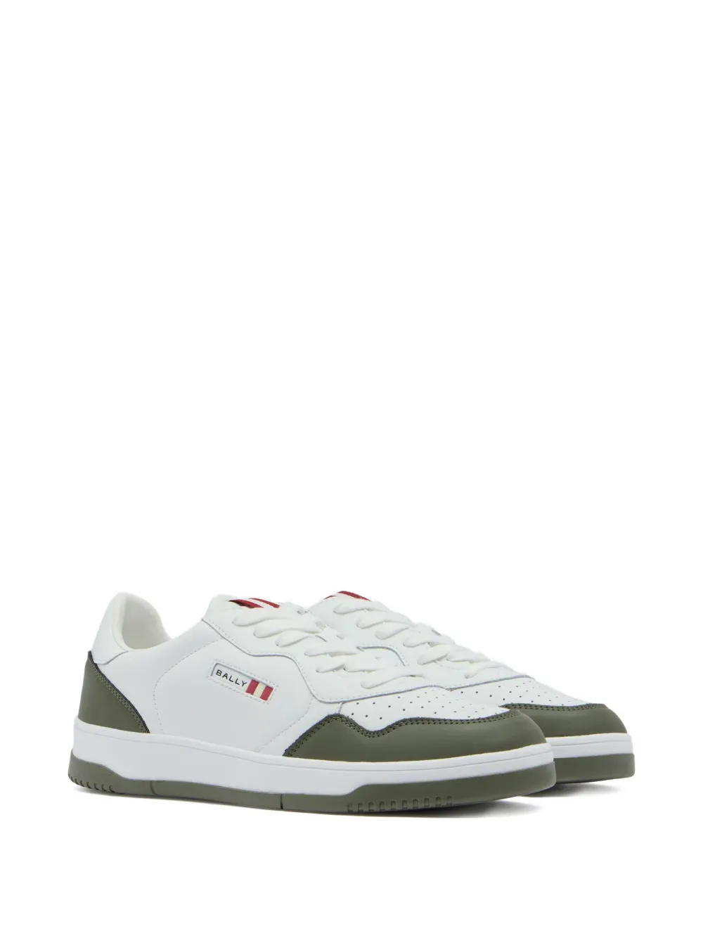 Bally Jasper leren sneakers met lintdetail Wit