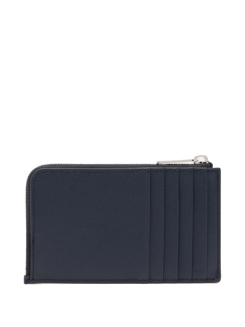Bally Business Ribbon Leather Cardholder In Blue