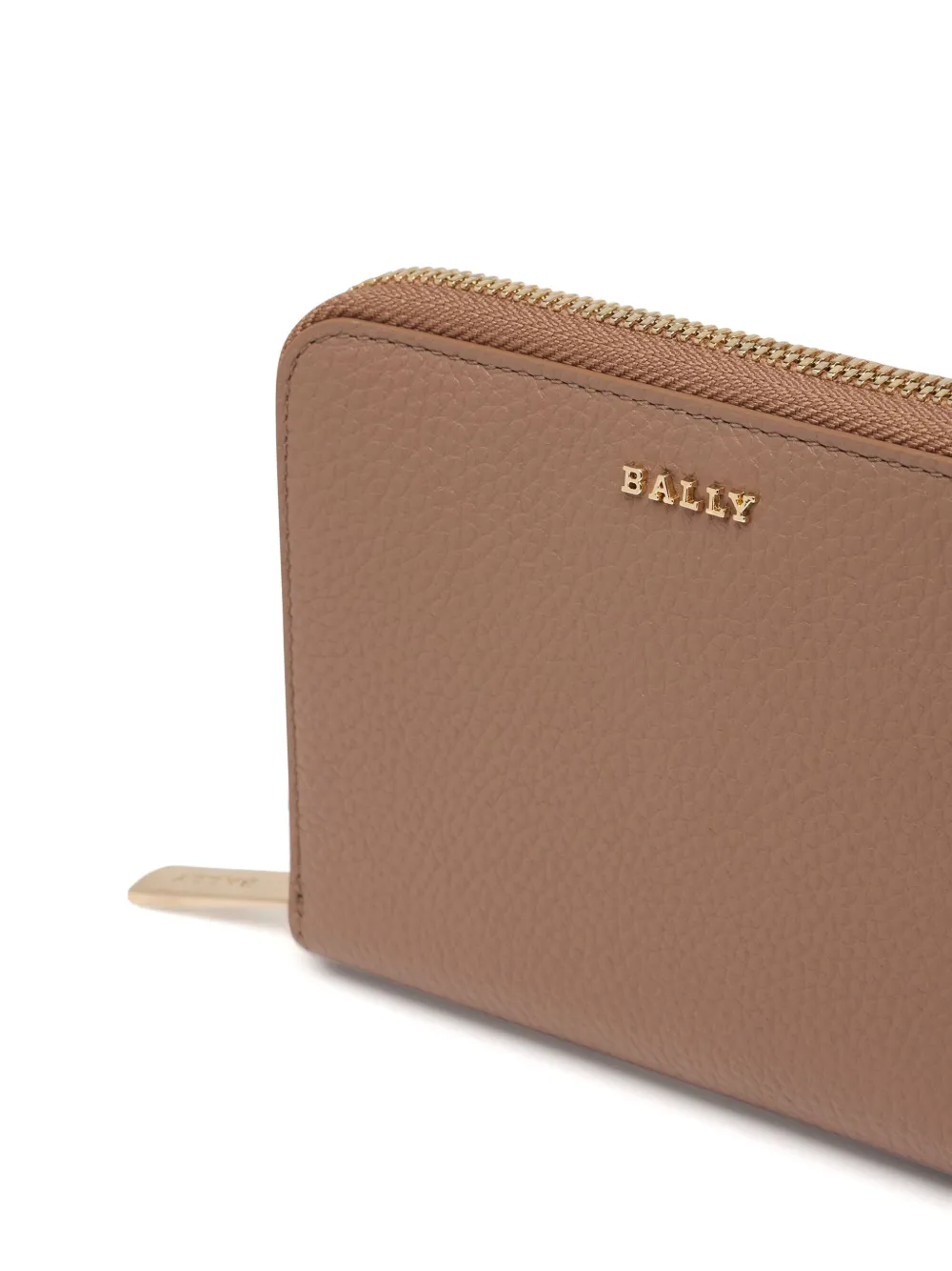 Bally Portemonnee met rits Beige