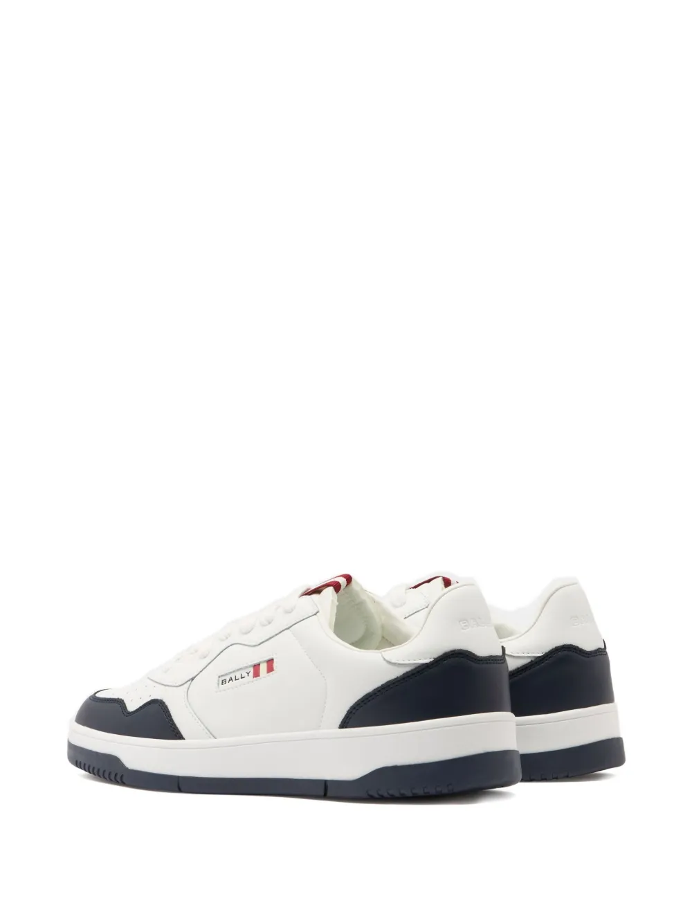 Bally Jasper leren sneakers met lintdetail Wit