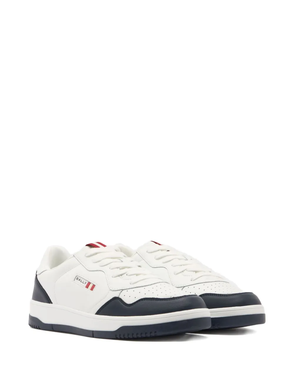 Bally Jasper leren sneakers met lintdetail Wit