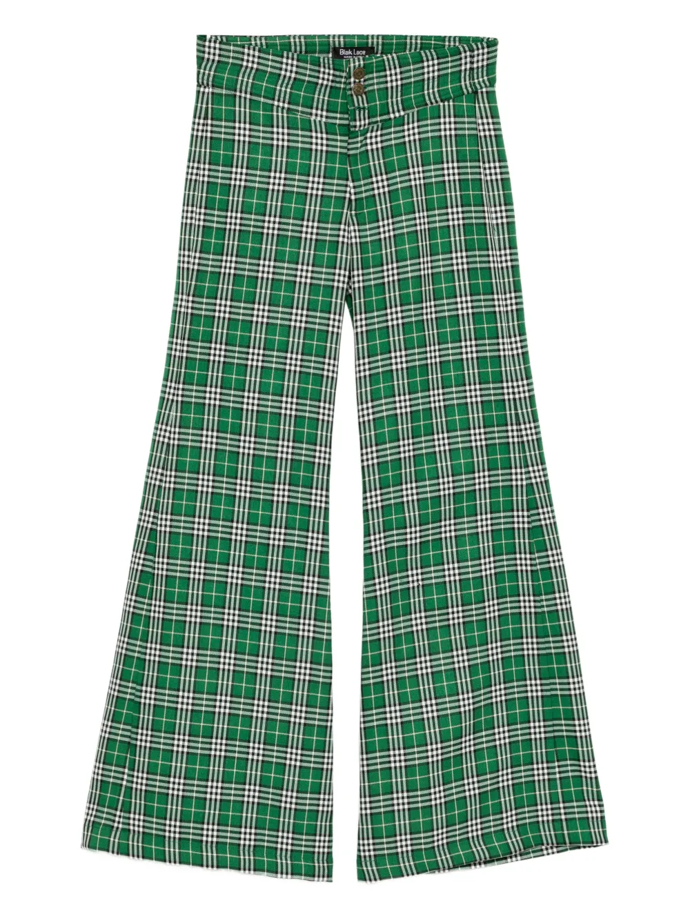 BLAKLACE checkered trousers | Green | Image 1